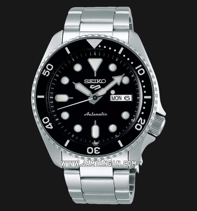 Seiko 5 Sports SRPD55K1 SKX Sports Style Automatic Black Dial Stainless Steel Strap