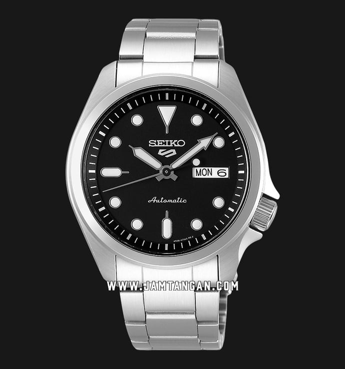 Seiko 5 Sports SRPE55K1 SKX Sports Style Automatic Black Dial Stainless Steel Strap