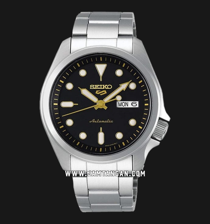 Seiko 5 Sports SRPE57K1 SKX Sports Style Automatic Black Dial Stainless Steel Strap