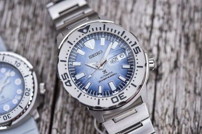 Seiko Prospex SRPG57K1 Save The Ocean Penguin Monster Automatic St. Steel Strap Special Edition