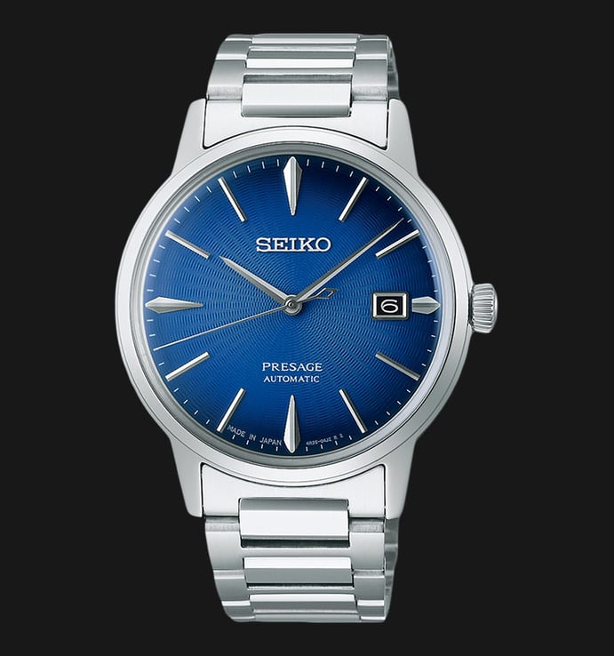 Seiko Presage SRPJ13J1 Cocktail Automatic Blue Dial Stainless Steel Strap
