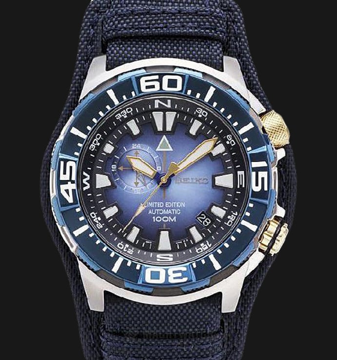 Seiko 5 Automatic SSA147K1 Sports Limited Edition Blue Dial Stainless Steel Case
