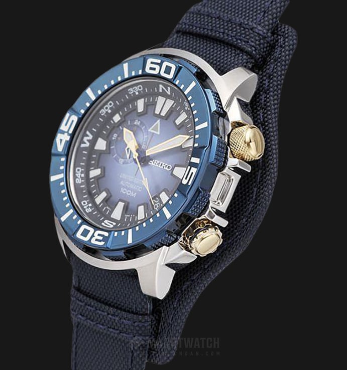 Seiko 5 Automatic SSA147K1 Sports Limited Edition Blue Dial Stainless Steel Case