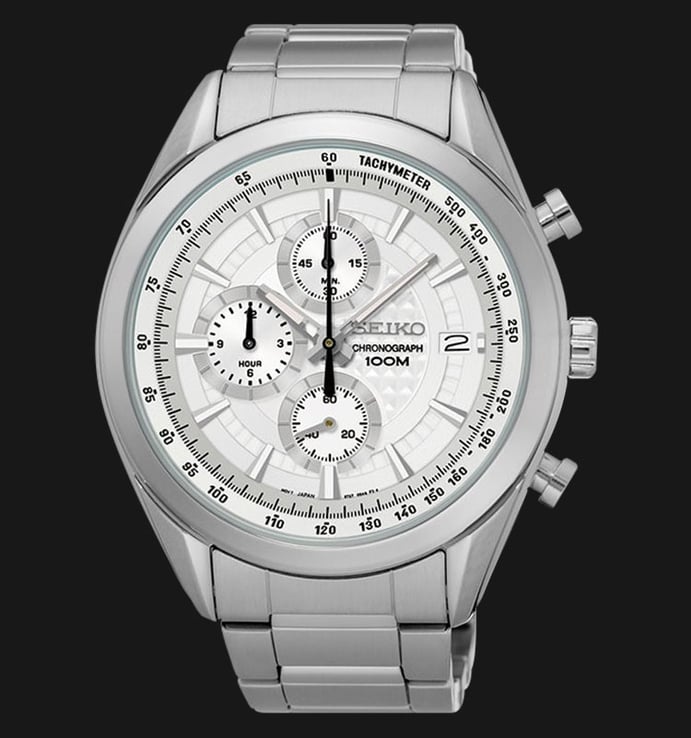 Seiko Chronograph SSB173P1 Silver Dial Silver Hands Stainless Steel