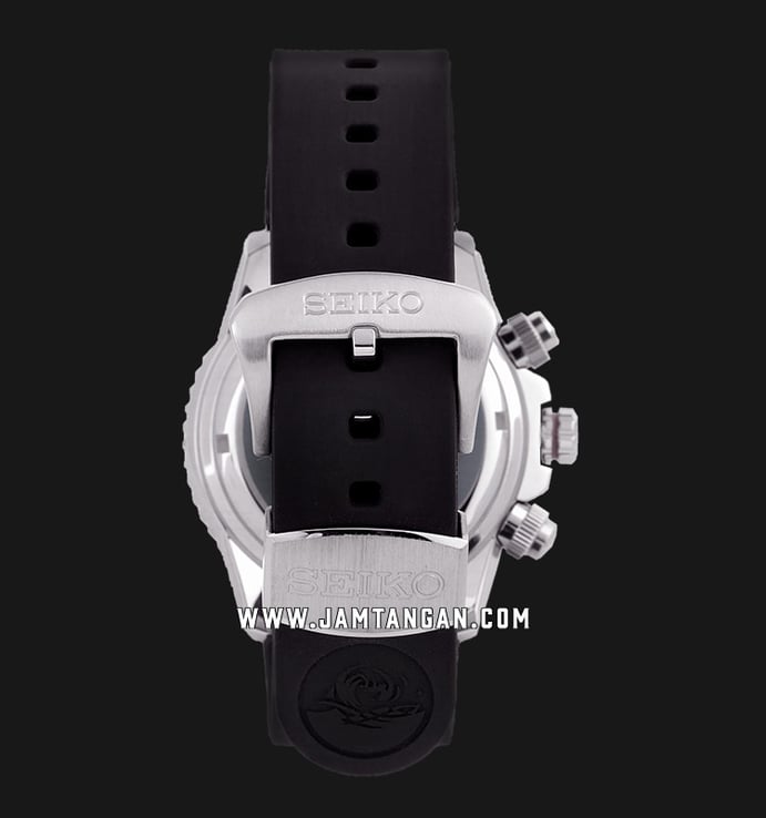 Seiko Prospex Sea SSC617P1 Divers 200M Chronograph Black Dial Rubber Strap Watch