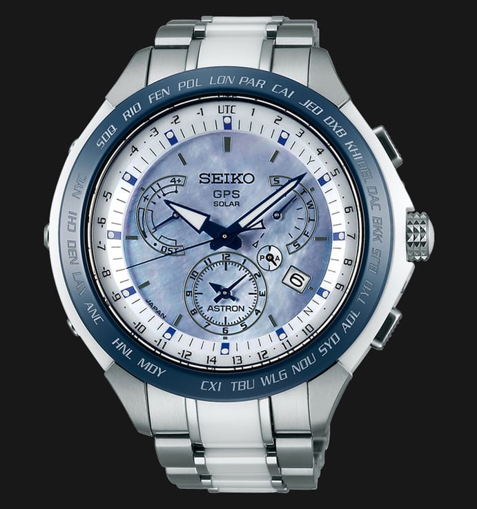Seiko Astron SSE039J1 GPS Solar 8X Series Dual Time Limited Edition