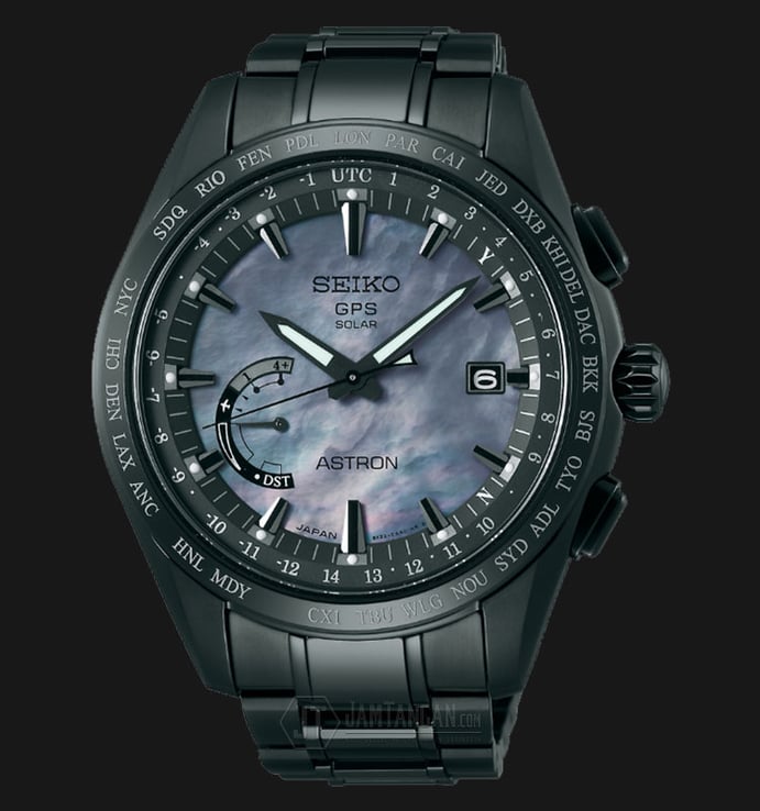 Seiko Astron SSE091J1 GPS Solar 8X Black High Intensity Titanium Limited Edition
