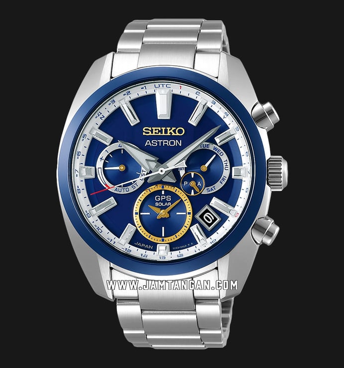 Seiko Astron SSH045J1 Novak Djokovic 2020 Blue Dial Stainless Steel Strap Limited Edition