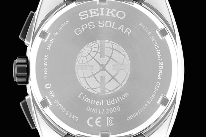 Seiko Astron SSH071J1 GPS Solar Titanium Limited Edition Green Dial Titanium Strap