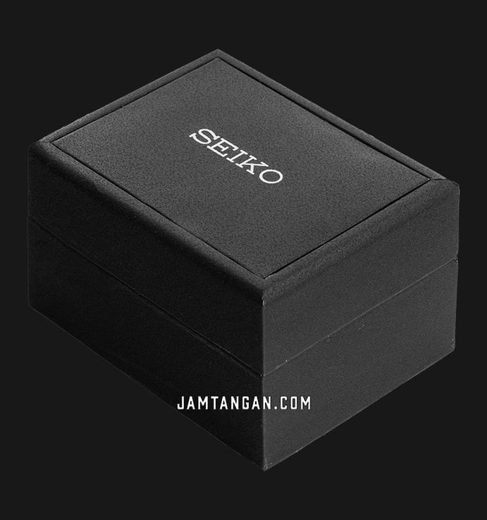 Seiko Presage SSK011J1 Style 60s Automatic GMT Grey Dial Black Leather Strap