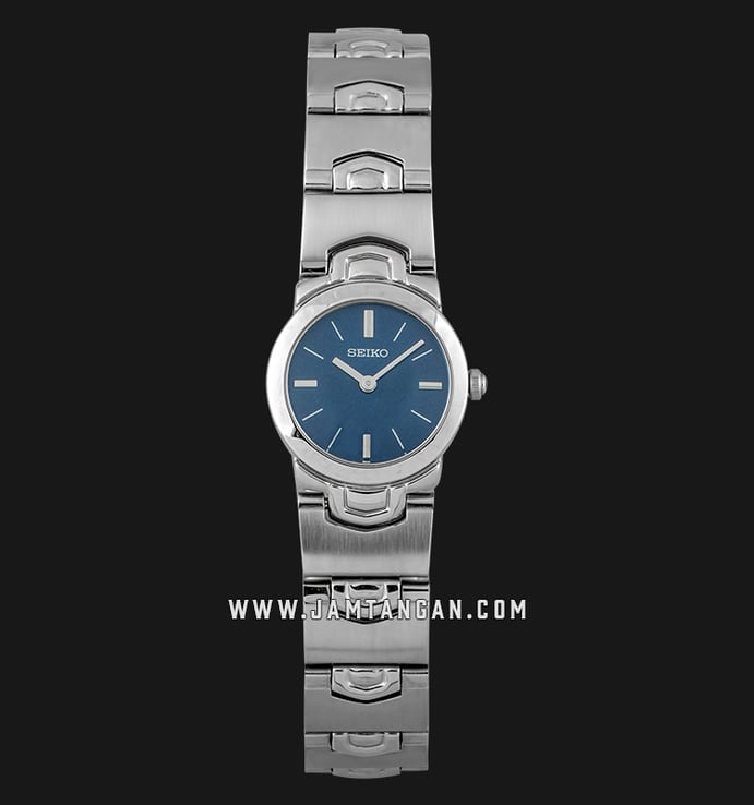 Seiko Classic SUJB37P1 Ladies Blue Dial Stainless Steel Strap