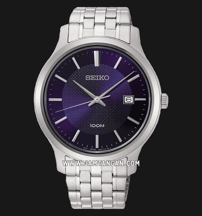 Seiko Neo SUR291P1 Classic Blue Dial Stainless Steel Strap