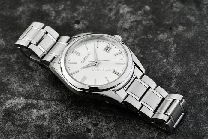 Seiko Classic SUR307P1 Discover More Silver Dial Stainless Steel Strap