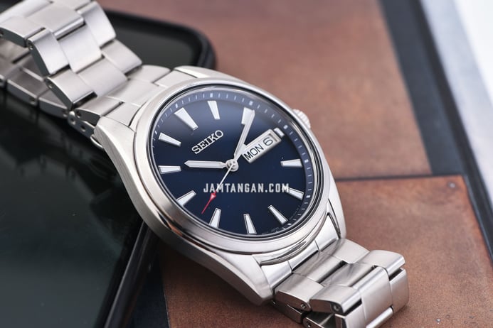 Seiko Classic SUR341P1 Blue Dial Stainless Steel Strap