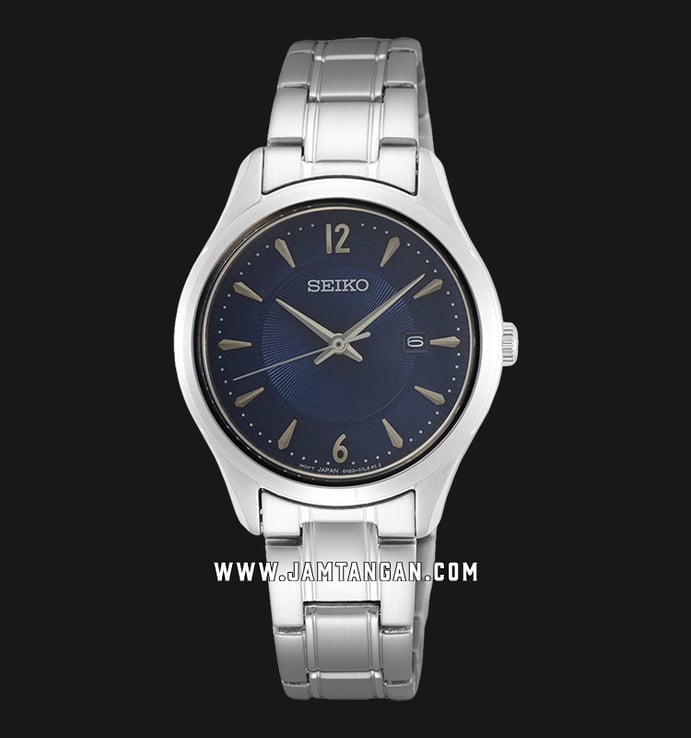 Seiko Classic SUR425P1 Discover More Blue Dial Stainless Steel Strap