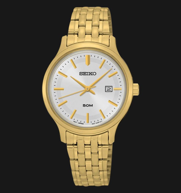 Seiko Classic SUR792P1 Silver Dial Gold Stainless Steel