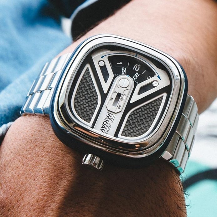 SEVENFRIDAY M-Series M1B/01M Essence Automatic Stainless Steel Strap