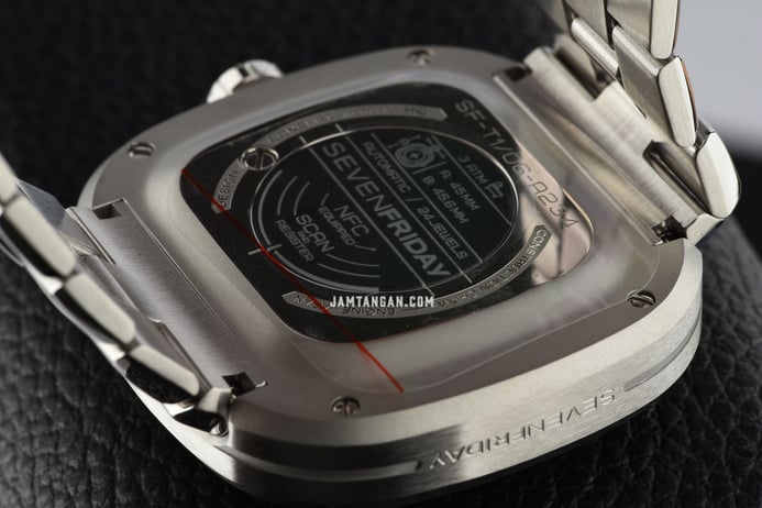 SEVENFRIDAY T-Series T1/06M Automatic Skeleton Dial Stainless Steel Strap