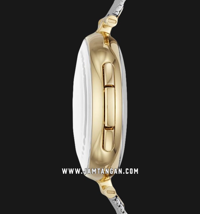Skagen Signatur T-Bar SKT1413 Hybrid Smartwatch White Dial Silver Mesh Strap