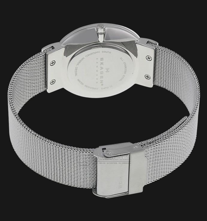 Skagen SKW2152 Ancher White Dial Silver Stainless Steel Mesh Strap Watch