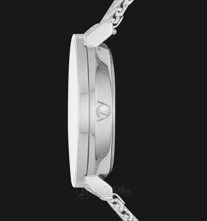 Skagen SKW2446 Hald Silver Dial Silver Stainless Steel Mesh Bracelet Watch
