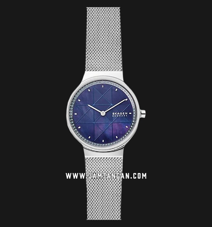 Skagen Annelie SKW2833 Mother of Pearl Dial Mesh Strap