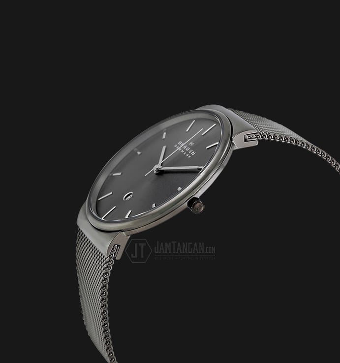Skagen SKW6108 Ancher Grey Dial Grey Stainless Steel Mesh Bracelet Watch