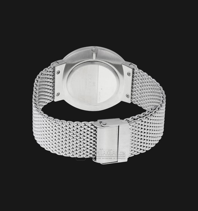 Skagen SKW6193 Ancher Silver Dial Stainless Steel Mesh Bracelet Watch