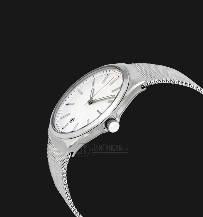 Skagen SKW6262 Sunby Silver Dial Stainless Steel Mesh Bracelet Watch
