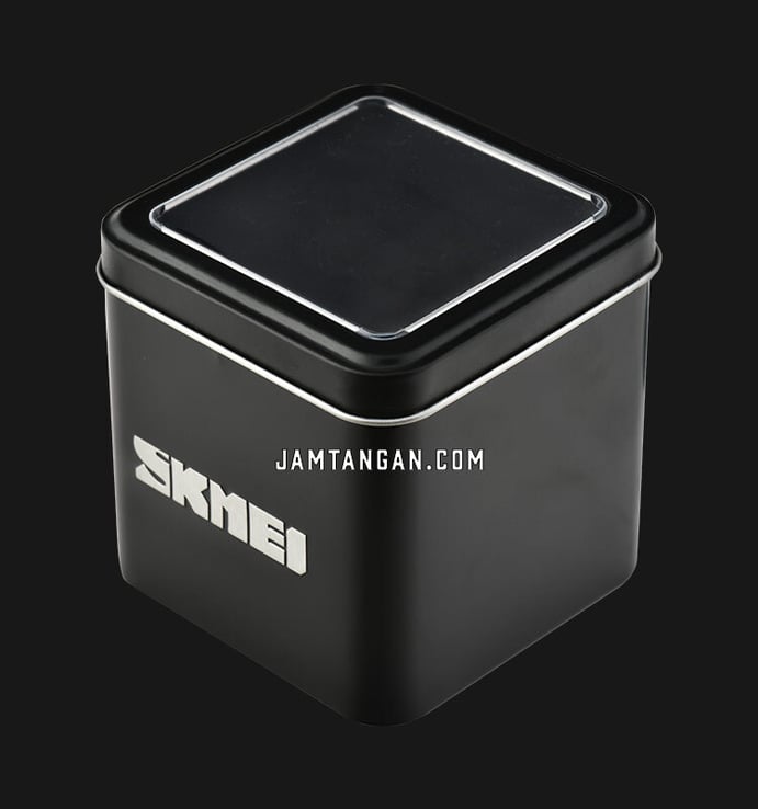 SKMEI 0993BK Black Digital Analog Dial Stainless Steel Strap  [No Box]