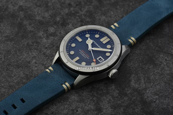 Spinnaker Cahill 300 SP-5096-02 Automatic Cobalt Blue Dial Blue Leather Strap