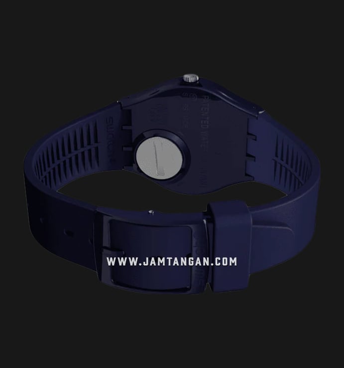 Swatch GN254 Blue Ben Navy Dial Navy Silicone Strap