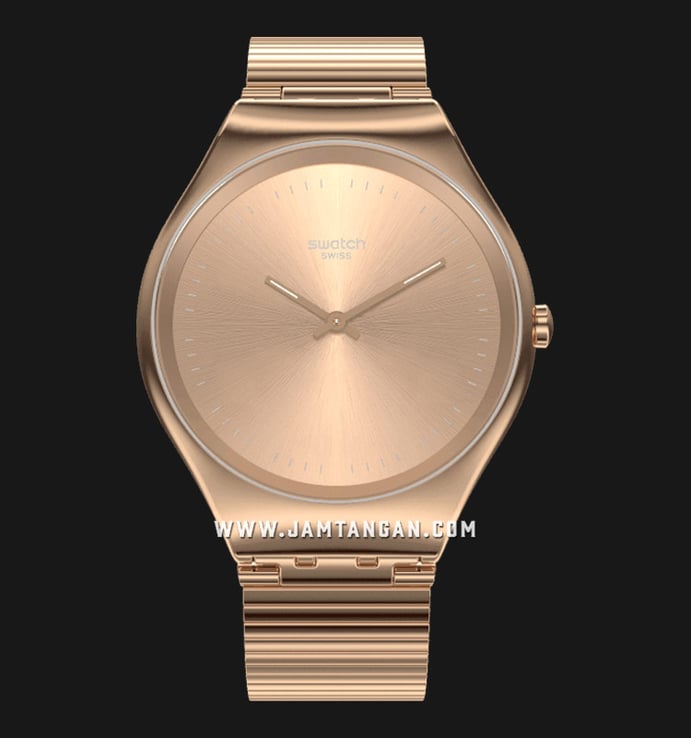 Swatch Skinelegance SYXG101GG Rose Gold Dial Rose Gold Stainless Steel Strap
