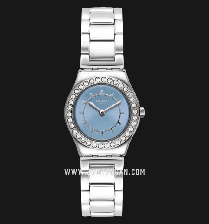 Swatch YSS329G Ladyclass Ladies Blue Dial Stainless Steel Strap