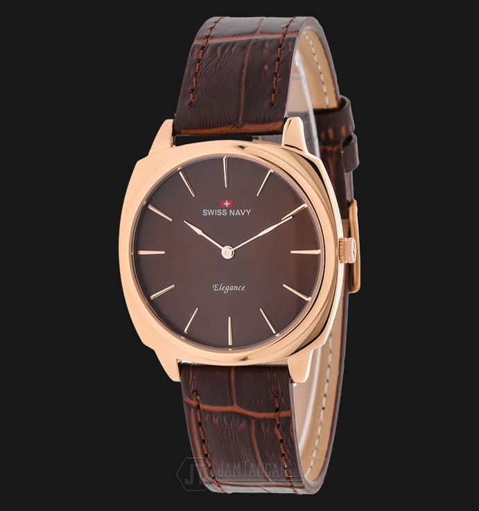 SWISS NAVY 6805LRGBN Woman Brown Dial Brown Leather Strap
