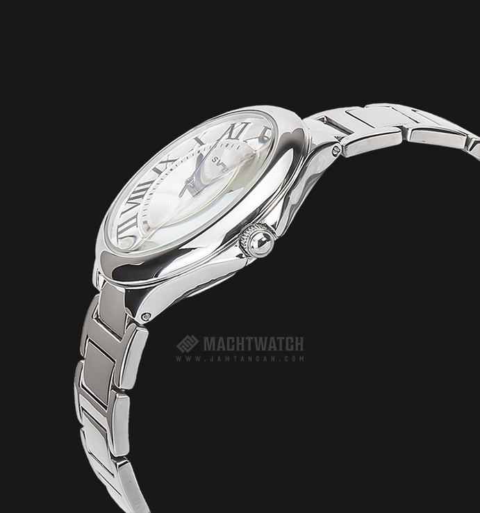 SWISS NAVY Desire 8326LSSWH Ladies White Pattern Dial Stainless Steel Strap