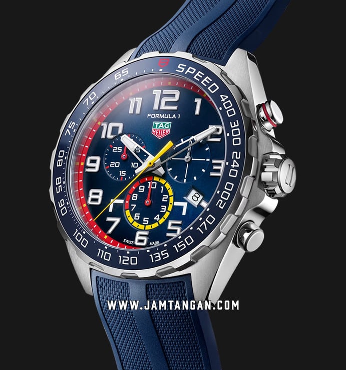 TAG Heuer Formula 1 X Red Bull CAZ101AL.FT8052 Chronograph Blue Dial Rubber Strap Special Edition