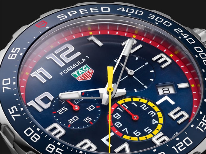 TAG Heuer Formula 1 X Red Bull CAZ101AL.FT8052 Chronograph Blue Dial Rubber Strap Special Edition