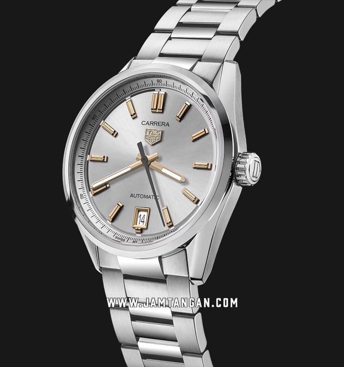 TAG Heuer Carrera WBN2310.BA0001 Automatic Silver Dial Fine Brushed Steel Strap