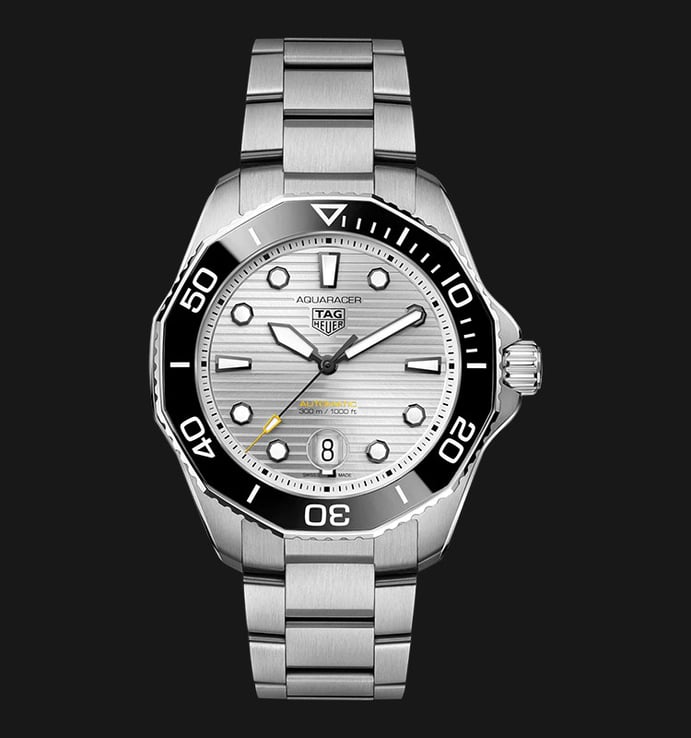TAG Heuer Aquaracer WBP201C.BA0632 Professional 300 Automatic Grey Dial Fine Brushed Steel Strap