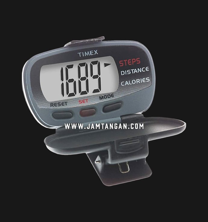 Timex Pedometer T5E011 Digital Black and Grey Colour