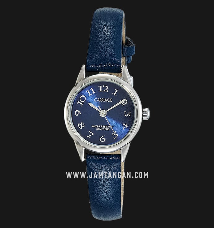 Timex C2A871 Carriage Ladies Blue Dial Blue Resin Strap