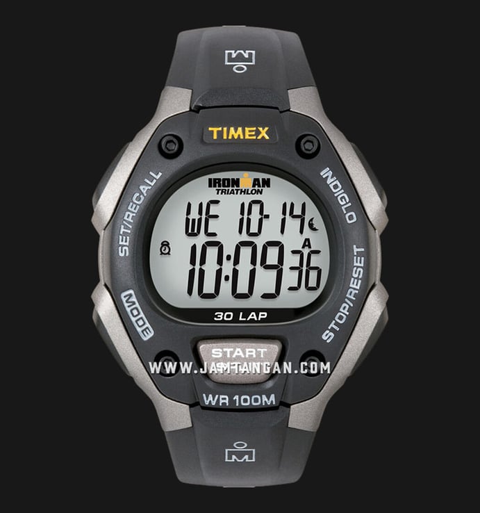Timex Ironman Classic T5E901 Digital Dial Black Resin Strap