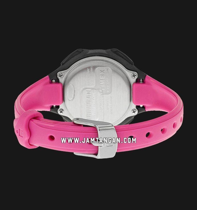 Timex Ironman 10 T5K525 Triathlon Ladies Digital Dial Pink Resin Strap