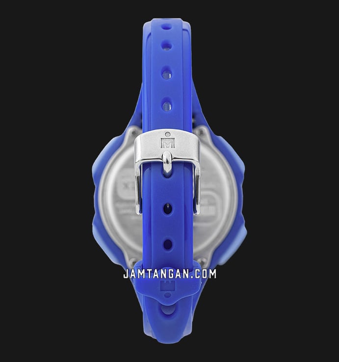 Timex Ironman Triathlon T5K784 Indiglo Digital Dial Blue Resin Strap
