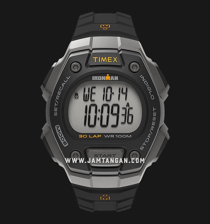 Timex Ironman Classic T5K821 Digital Dial Black Resin Strap