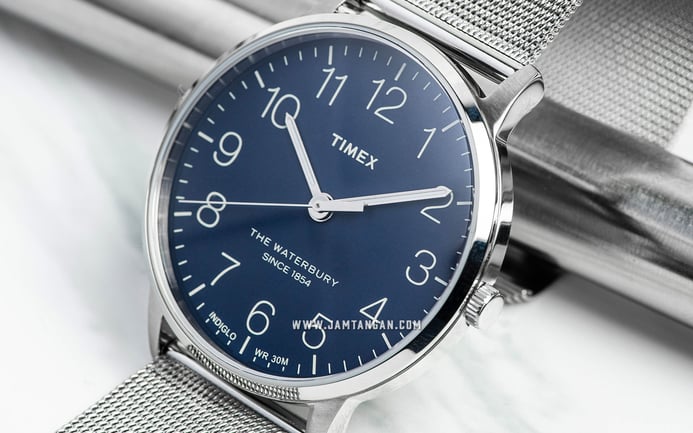 Timex The Waterbury TW2R25900 Blue Dial Stainless Steel Strap