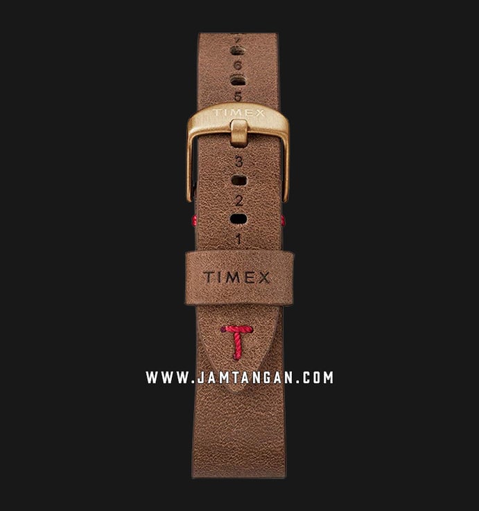 Timex TW2R96300 MK1 Steel Chronograph Mens Black Dial Dark Brown Leather Strap