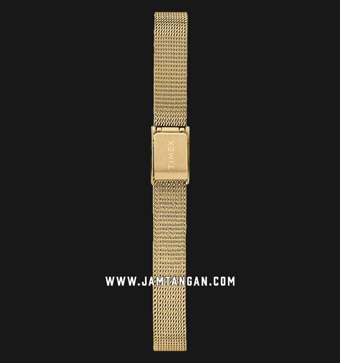 Timex TW2T37600 Milano Petite Gold Dial Gold Stainless Steel Strap
