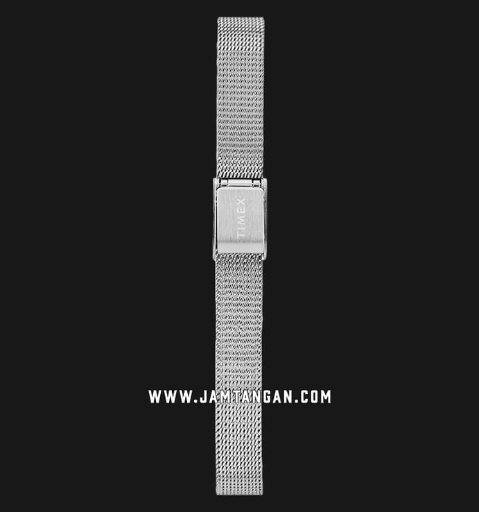 Timex TW2T37700 Milano Petite Silver Dial Stainless Steel Strap